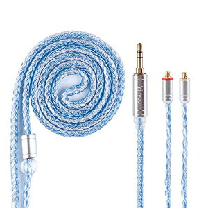 Yinyoo �C���z�� ���P�[�u�� mmcx 3.5mm YYX4849 �⃁�b�L�� 16�c�C���t�H�� �P�[�u�� �������P �C�����j �A�b�v�O���[�h�P�[�u�� hi-fi�I�[�f�B�I �w�b�h�t�H�� �����p SE315/SE425/SE535/SE846/SE215/UE900 ��