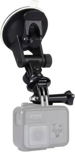PULUZ GoPro�p�z�Ճ}�E���g�i�ԍڗp�j ? �p�x���߉\�Ȏԑ��E�t�����g�K���X�p�z���_�[ ? GoPro Hero 12/11/10/9/8/7�AInsta360 X3/X2�ADJI OSMO�A�N�V�����J�����Ή�