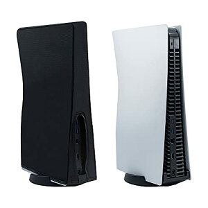 Mcbazel PS5�p�_�X�g�J�o�[ PS5�R���\�[�� �ی� �c�� ps5 �J�o�[ �{�� �ق��� ����h�~ �h�� �E���ȒP PS5�ʏ�ŁiUHD�j�ƃf�W�^���œK�p -�u���b�NPS5 Slim�ɂ͑Ή����Ă���܂���