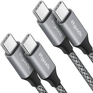 etguuds USB C to C �P�[�u�� PD�Ή�1m 2�{60W�}���[�d Type C to Type C �P�[�u�� �����ϋv iPhone 17/16/15 Pro Max�AGalaxy S26 S25 S24 S23 S22 Ultra S21 S20 A55 A53 Z Flip7/6 Z Fold7/6�AMacBook�AiPad Pro/Air��USB
