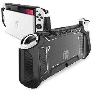 Mumba Nintendo Switch OLED 2021�p �P�[�X �L�@EL���f�� TPU�O���b�v �ی�J�o�[ �h�b�L���O�\ �A�N�Z�T���[ Nintendo Switch OLED��Joy-Con �R���g���[���[�Ή� [Blade �V���[�Y]
