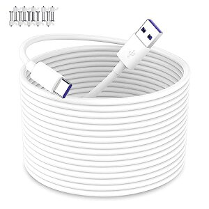 USB Type-C�P�[�u�� 5M USB A to USB C�P�[�u�� �h�ƃJ�������d �Ή�Xiaomi Mi �J���� 2K/�X�}�[�g�J���� C400/ EZVIZ/YESKAMO/Wyze Cam/Nest Cam/Xbox �R���g���[���[�Ή� �d���R�[�h �^�u���b�g PC ���j�^�[��USB-C�@