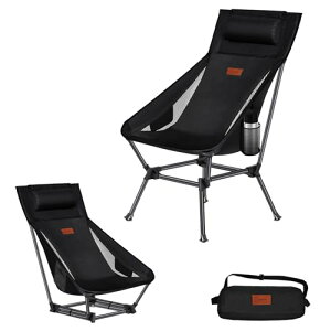 DesertFox �A�E�g�h�A�`�F�A 2WAY �L�����v�֎q ���[�`�F�A �y�� ���t�� �n�C�o�b�N �P�i/�Z�b�g�Ǝ��J���̃J�b�v�z���_�[ �ω׏d150kg �R���p�N�g �C�X ���[�^�C�v ���[�ܕt�� �g�ѕ֗� STG0098(�u