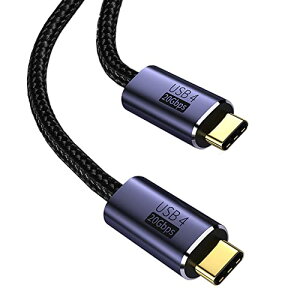 USB4 �P�[�u�� 0.5M USB Type-C �P�[�u�� 20Gbps�f�[�^�]�� PD 100W�}���[�d Thunderbolt3�Ή� 8K�f���o�� �i�C�����҂� MacBook�ASurface�AXperia�AGalaxy�APixel���^�C�vc�@��Ή�