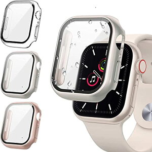 3����FALSAD Apple Watch �J�o�[ 46mm/42mm/44mm/40mm/45mm/41mm �Ή��A�b�v���E�H�b�`Se3/Se2/Se/Series11/10/9/8/7/6/5/4 �APC�f�ނƋ����K���X�t�B������̌^ �ی�P�[�X �h�� �S�ʕی� �����^ �y�� �ϏՌ� ����