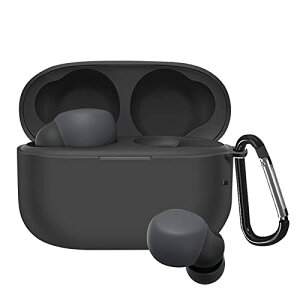 YAODLE LinkBuds S WF-LS900N �P�[�X �\�j�[ linkbuds s wf-ls900n �P�[�X �����[�d�\ �ϏՌ� �h�� �h�o �h�� �J���r�i�t�� �����h�~ linkbuds s wf-ls900n��p�ی�J�o�[ (�u���b�N)