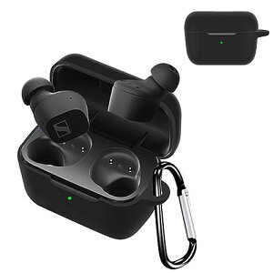 YAODLE Sennheiser CX Plus True Wireless SE �p �P�[�X �J�o�[ �[���n�C�U�[�iSennheiser�j CX Plus True Wireless SE�p�ی�J�o�[ �ی�P�[�X �V���R���P�[�X �����[�d�\ �S�ʕی� �����h�~ �L�Y�h�~ �ϏՌ� �h
