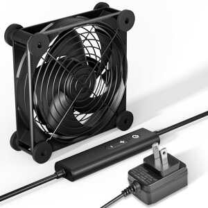 Novonest ��p�t�@�� �É� �~�j�t�@�� ��@���^ ���C�� ��p�N�[���[ 5�i�K���ʒ��� 120mm DC12V 1�{�uU2DC1�v