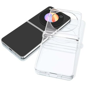 Casesmo ZTE Libero Flip �P�[�X Nubia Flip 5g �P�[�X for ZTE Libero Flip/Nubia Flip 5g �P�[�X �J�o�[ �N���A �ϏՌ� PC�f�� ���ϖh�~ ���^ �y�� �w��h�~ �X�g���b�v�z�[���t�� ZTE A304ZT/ NX724J �ی�J�o�[�C ����