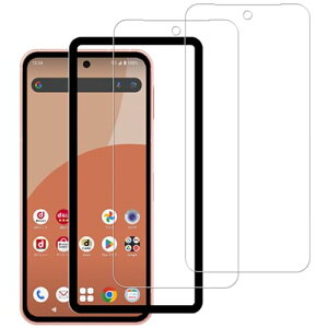 KPNS 2������+�K�C�h�g�t�� �Ή� AQUOS Sense 10 SH-53F SH-M33 /AQUOS Sense 9 �K���X�t�B���� ���Y�Ɏq�f�ސ� �S�ʕی� �����K���X �ی�t�B���� SH-53E �t�B����