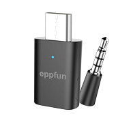eppfun AK3040Pro PS5 Switch PC iphone用 USB-C Bluetooth 5.2 APTX-Adaptiveトランスミッター APTX/APT…