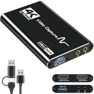 �L���v�`���[�{�[�h Switch�Ή� 4K HDMI �p�X�X���[ �@�\�𓋍ڂ��Ă��܂� 1080P 60Hz �r�f�I�L���v�`���[ USB3.0�����`�� ��x�� �Q�[���������z�M���C�u�A�r�f�I��c�^��A���A���^�C���X�g���[
