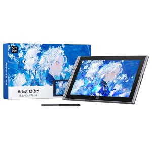 ���{XPPen �t�^�u Artist 12 3rd X4�`�b�v���ڃy�� �t���y���^�u���b�g ���S�� �C���X�g �G�`�� �܂��݃X�^���h�t Windows MacOS Android�Ή� Artist 12�T�[�h �V���o�[�O���[