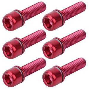 EBTOOLS. 6PCS�X�e���{���g �N�����N�{���g �`�^������ �Œ�l�W �{���g �J�����w�b�h �N���X�o�C�N/���[�h�o�C�N/�}�E���e���o�C�N�p �Œ胆�j�b�g 2�FM5x18mm (���b�h)