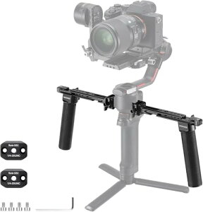 NEEWER �f���A���n���h�O���b�v RS5 RS4 RS4 Pro RS3 RS3 Pro RS2 RSC2 Ronin S SC�W���o���ɑΉ� �g�ݗ��Ď��f���A���n���h���Z�b�g �~�jNATO���[��2 �{ �N�C�b�N�����[�X NATO�N�����v 1/4&3/8�l�W�t�� GA006