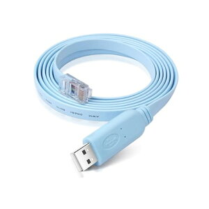 [LUYING] USB RJ45 �R���\�[���P�[�u�� ���[�^ �X�C�b�` �t�@�C�A�E�H�[���T�[�o �Ȃǂ̓K�p 1.8m