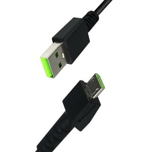 umvowuxa ���C�����X�}�E�Xusb�[�d�P�[�u��1.8 m for Viper Ultimate, Basilisk Ultimate, Deathadder v2 pro, Naga pro,�i�C�����ҍ��P�[�u���t,�ϋv��&�����[�d(�u���b�N)