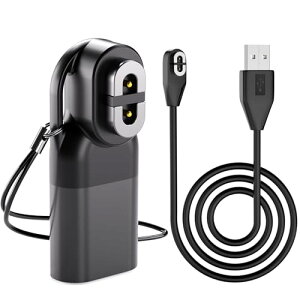 2 �{�Z�b�gShokz ���`���C���z���p USB�[�d�P�[�u���i1m�j+USB Type-C �ϊ��A�_�v�^�[�Ή� Shokz OpenRun/OpenRun Pro/OpenRun Mini/Aeropex/OpenComm�i�� AfterShokz �Ɍ݊��j �}���[�d�E�����^�ѕ֗��E���ϋv�� ���S