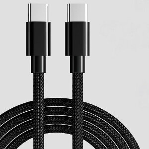 USB C �P�[�u�� 1.5M PD�Ή� 65W�}���[�d C to C �P�[�u�� �f�[�^�]�� ���ϋv�� �J���[�҂� �f���h�~ Type C to Type C foriPhone 16/15/ Galaxy/Sony Xperia Nintendo Switch/GoPro ���̑�Android USB-C�@��Ή� (��)