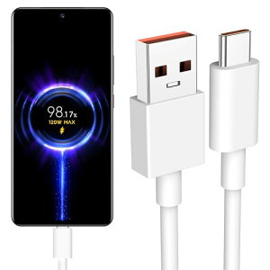 Xiaomi�pUSB Type-C �P�[�u�� 1.5M 120W 6A �}���[�d�P�[�u�� �V���I�~�[�d�P�[�u�� ���[�d�^�[�{�`���[�W �Ή�Xiaomi 15 14 13 Ultra