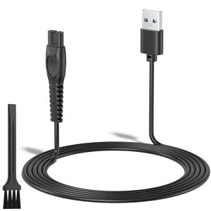 For Philips�p �V�F�[�o�[ 5V�o�� �Ή� �t�B���b�v�X USB�[�d�P�[�u�� PQ888 S8850 X5005 OneBlade�p QP28344 MG9510 MG7910�V���[�Y �E��� 1m ���ϋv �[�d�R�[�h