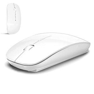 ���C�����X�}�E�X Bluetooth �����}�E�X 3DPI���[�h ��M�@�Ȃ� �d�r�� �ȃG�l���M�[ �����ҋ@ ���^ ���^ �����x �����x �����^�ѕ֗� ���X�|���V�u Mac/Windows/surface/Microsoft Pro�ɑΉ� (�z���C�g)