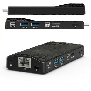 �L��LAN���ڃX�e�B�b�NPC 8GB 128GB Windows 11 Pro Celeron J4105 ���^PC Gigabit LAN RJ45�|�[�g 4K 2��ʓ����o�� �t���@�\Type-C �t�@�����X �É� �Y�Ɨp IoT �Ɩ��p 24���ԘA���ғ� �����d���I�� �f�W�^���T�C