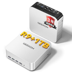 �u���Ґ��\�vGEEKOM A7 Max �~�jPC AMD Ryzen 9 7940HS����8845HS/8745HS/H255�����Radeon 780M(�P��GPU�����\)�b128GB DDR5�g���\�bUSB4×2�b4���8K�b�f���A��2.5G LAN�b3�N�ۏ؁bWin11 Pro�b�ݑ�E�N���G�C�^�[�E
