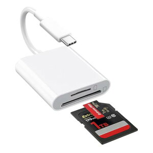 �^�C�vc sd�J�[�h���[�_�[ 2in1 SD/TF�_�u���X���b�g USB 3.0 OTG�����]�� �v���O�A���h�v���C iPhone 17/16/15/iPad/MacBook/Android�X�}�z/�^�u���b�g/PC�Ȃ�USB-C�@��Ή� �J����/�h���[��/�h���C�u���R�[�_