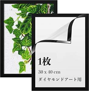 LEADINTOP �_�C�������h�A�[�g �t�H�g�t���[�� �}�O�l�b�g�t�� 30 x 40 cm �_�C�������h�G��p �ǂ������Ȃ� ���ȔS���� �Ǌ|�� �f�B�X�v���C�t���[�� �ʐ^�t���[�� �\���� �|�X�^�[ �܏�z�� 