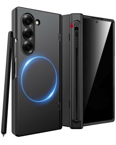 Miimall �Ή� Galaxy Z Fold 6 �P�[�X �y���t�� �`�����h�~�t�B�������� �y�����[�q���W Magsafe�Ή� ����~�� �M�����N�V�[Z�t�H�[���h6�p�t���J�o�[ �q���W�ی� �h�o �ϏՌ� �����h�~ ���C�����X�[