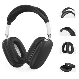 AHASTYLE AirPods Max�w�b�h�z���p�V���R���P�[�X�J�o�[ [4 in 1] ���h�~�C���[�p�b�h�J�o�[/�C���[�J�b�v�J�o�[/�w�b�h�o���h�p�b�h/�w�b�h�o���h�J�o�[ Airpods Max�p�A�N�Z�T���[ Apple AirPods Max�p�\