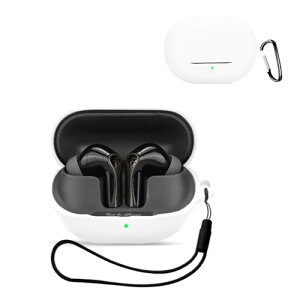 For SOUNDPEATS Air5 Pro Plus / Air5 Pro �p �P�[�X �J�o�[ KONXISA���C�����X�C���z�� �P�[�X �V���R���f�� ���p���₷�� �ϏՌ� �h���h�o �E�H�b�V���u���i�J���r�i�t��+�X�g���b�v�t�� �j �����[�d��