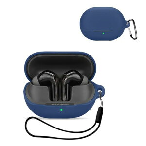 For SOUNDPEATS Air5 Pro Plus / Air5 Pro �p �P�[�X �J�o�[ KONXISA���C�����X�C���z�� �P�[�X �V���R���f�� ���p���₷�� �ϏՌ� �h���h�o �E�H�b�V���u���i�J���r�i�t��+�X�g���b�v�t�� �j �����[�d��