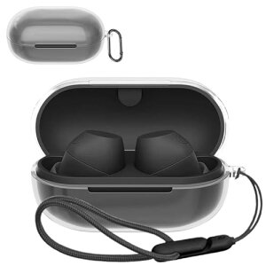 For �\�j�[(SONY) WF-C710N �P�[�XLAZIRO�N���A TPU�f�� �����[�d�\ �Ռ��z�� �h�� �h�o �y�� �����h�~�p�̃t�b�N�𓋍ڂ��� �X�����\�t�g �P�[�X�J�o�[ �����h�~ �\�j�[(SONY) WF-C710N �Ή��p �ی� �J