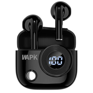���C�����X�C���z�� 2025�ŐV���g���f�U�C��Bluetooth �C���z�� �c�ʕ\�� �����^ �~�j Bluetooth5.4+EDR���� Hi-Fi �X�e���I �u���[�g�D�[�X�C���z�� ENC�m�C�Y�L���� 24���ԘA���Đ� �Ў�/���� SBC/AAC ��