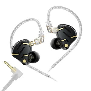 KZ ZS12 Pro 2 kz �C���z�� 1DD+5BA�n�C�u���b�hIEM �L���C���z�� �C�����j ���� �����^�d�q�N���X�I�[�o�[��� HIFI���� �Q�[���Ή� FPS���� �J�i���^ earphones wired �Q�[�~���O�C���z���L�� yinyoo �Ɛ�