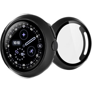 UIUIKA For Google Pixel Watch 4 41mm ��p�J�o�[ Google Pixel Watch 4 41mm �ی�P�[�X �Z�b�g �����K���X�t�B����+���ϏՌ�PC�t���[�� �����E�Ռ��E�X�N���b�`�h�~ ���˒ጸ �w��h�~ �y�ʃX�����݌v(�u��