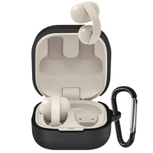 YAODLE For �\�j�[(SONY) WF-LC900 �p �P�[�X �Ή� LinkBuds Clip WF-LC900 �P�[�X �ϏՌ��� �h���h�o �y�ʏ��^ �����h�~ �����[�d�\ �j�����p �J���r�i�t��(�u���b�N)