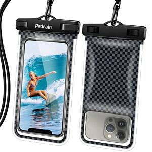 �X�}�z �h���P�[�X�w��F�؁E��F�؁E���ɕ���IPX8 �h���ی� �^�b�`���K �g�уP�[�X �ʘb�� Face ID�Ή� �����B�e ���� iPhone15 14Pro 14 13Pro iPhone13 iphone12 SamsungS22 HuaweiP50 Android�Ȃ�6.9�C���`�ȉ��S