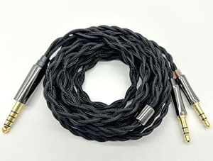 JSHiFi-�Ö�w�b�h�z�����P�[�u�� 4.4mm�o�����X�����P�[�u������1.5m 4�c�����R�[�h �⃁�b�L���P�[�u�� (4.4mm�v���O)