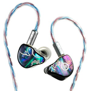 HiFiGo Juzear �_ Defiant �Q�[�~���O�C���z�� �L���C���C���[ ���j�^�[ 3BA + 1DD �C�A�t�H���n�C�G���h HiFi���� �⃁�b�L���P�[�u�� 2-pin 0.78mm���Չ��� �f��ӏ�/TV����/�Q�[���p 3.5mm/4.4mm�������v