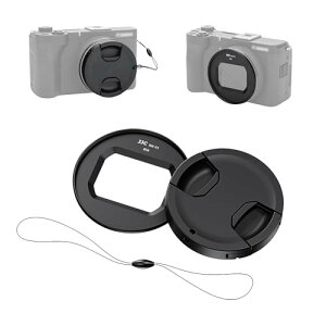 JJC �����Y�L���b�v �t�B���^�[�A�_�v�^�[ �L�b�g Canon PowerShot V1 PSV1 �J���� �ɑΉ� �L���m�� v1 �����Y�J�o�[ Vlog�J���� �����Y�ی� �h�o �L�Y�h�~ �g�ѕ֗�