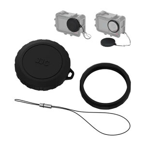 JJC �����Y�L���b�v �t�����g�����Y�����O �L�b�g DJI Osmo Action 5 pro 4 3 �ɑΉ� �ی�J�o�[ �����Y�J�o�[ �V���R���ی샊���O �����Y�ی� �h�o ����/�Փ�/�L�Y�h�~ �Ռ��z�� �g�ѕ֗�