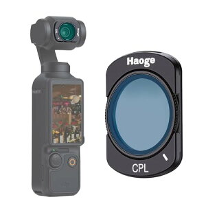 Haoge �}�O�l�e�B�b�N CPL �t�B���^�[ DJI Osmo Pocket 3 4 Creator �R���{ �A�N�Z�T���[�p �}���`�R�[�e�B���O �~�Ό��t�B���^�[ �X�N���[���v���e�N�^�[�t�� �A�N�V�����J�����A�N�Z�T���[