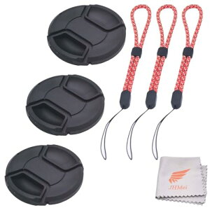 JHMei 52mm �J���������Y�L���b�v 3�Z�b�g �����h�~�X�g���b�v�E�N���[�j���O�N���X�t �Z���^�[�s���`�� | Nikon D5600 D5300 D3500 D3400�ACanon�ASony�ȂǑS52mm�a�����Y�ɑΉ�