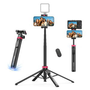 Ulanzi MT-44B �X�}�z�O�r �J�����O�r �����J�� �Ў� 150cm ���B��_ �l�r 2in1�X�}�z�N���b�v�f�U�C�� �X�}�z�ƃJ�����ꏏ�B�e 7�i�L�k �{�[���_�� 360°��] �y�� �����R���t�� �R�[���h�V���[�t��
