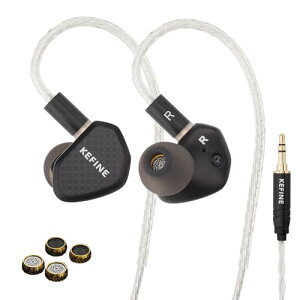 KEFINE Klean �L���C���z�� 10mm DLC�U������ IEM 2��ނ̌����������m�Y�� ���������_�C�J�X�g➑� 0.78mm 2Pin ���P�[�u���Ή� 108�c�⃁�b�L�P�[�u�� �Q�[�~���O�C���z�� ���ϋv�� Hi-Fi ���X�j���O