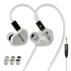 KEFINE Klean SV �L���C���z�� 10mm DLC�U������ IEM 3��ނ̌����������m�Y�� ���������_�C�J�X�g➑� �l�W�Œ�݌v ���ϋv�� 0.78mm 2Pin ���P�[�u���Ή� 108�c�⃁�b�L�P�[�u�� Hi-Fi ���X�j���O ��