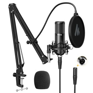 MAONO XLR�}�C�N �R���f���T�[�}�C�N �}�C�N�Z�b�g �P��w���� �z�M�p �A�[���X�^���h/XLR�P�[�u���t�� �����V�X�e��/�A���v/�~�L�T�[���� ���y����/�^��/������/YOUTUBE/�|�b�h�L���X�g�ɓK��(AU-